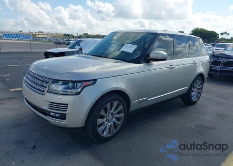 2014 Land Rover Range Rover 5.0L V8 Supercharged/5.0L V8 Supercharged Ebony Edition из США, поврежденный, VIN SALGS2EF3EA141365